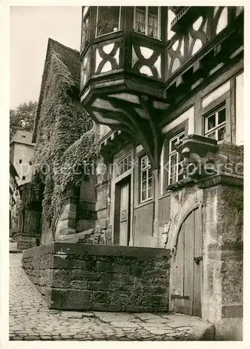 AK / Ansichtskarte Miltenberg_Main Marktplatz Fachwerkbau der ehem Muenze Miltenberg Main
