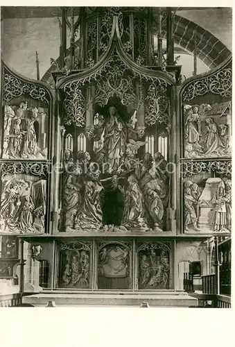 AK / Ansichtskarte Creglingen Hergottskirche Marienaltar Creglingen