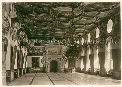 AK / Ansichtskarte Weikersheim Schloss Grosser Saal Weikersheim