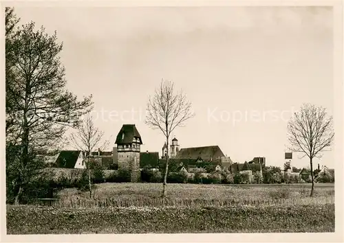 AK / Ansichtskarte Dinkelsbuehl Panorama Dinkelsbuehl