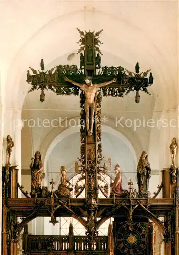 AK / Ansichtskarte Luebeck Dom Triumphkreuz des Bernt Notke Luebeck