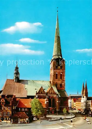 AK / Ansichtskarte Luebeck Blick auf St Jakobi Kirche Luebeck