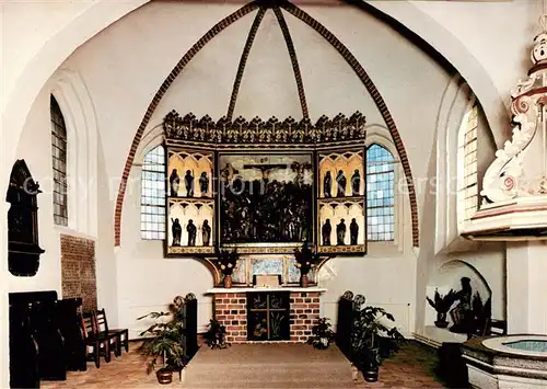 AK / Ansichtskarte Tating_Eiderstedt Spaetgotischer Schnitzaltar der St Magnus Kirche Tating_Eiderstedt