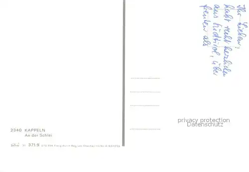 AK / Ansichtskarte Kappeln_Schlei Fliegeraufnahme Kappeln_Schlei