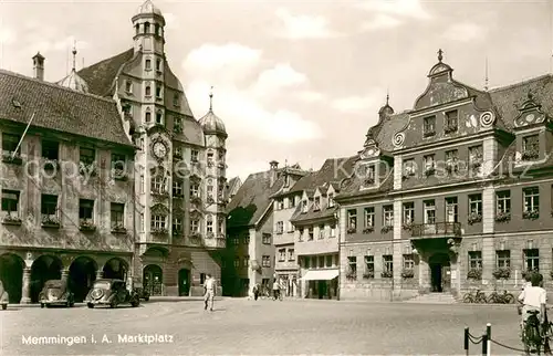 AK / Ansichtskarte Memmingen Marktplatz Memmingen