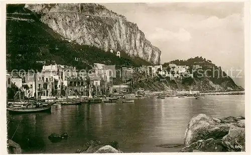 AK / Ansichtskarte Capri Hafen Capri