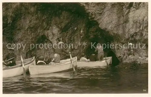 AK / Ansichtskarte Capri Einfahrt zur Blauen Grotte  Capri