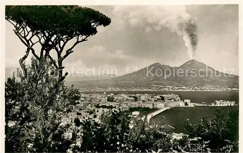 AK / Ansichtskarte Napoli_Neapel Vesuvio Napoli Neapel