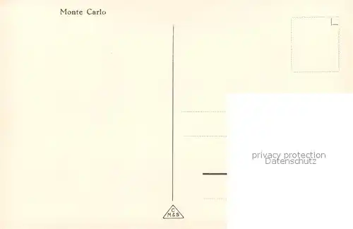 AK / Ansichtskarte Monte Carlo  Monte Carlo
