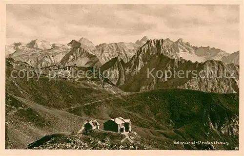 AK / Ansichtskarte Nebelhorn Edmund Probst Haus  Nebelhorn