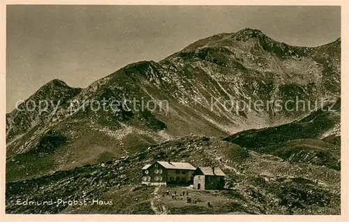 AK / Ansichtskarte Nebelhorn Edmund Probst Haus Nebelhorn