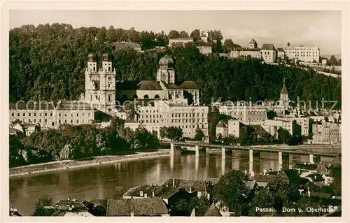 AK / Ansichtskarte Passau Dom und Oberhaus Passau