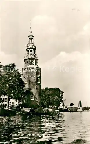 AK / Ansichtskarte Amsterdam_Niederlande Montelbaantoren Amsterdam_Niederlande