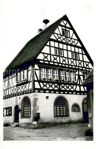 AK / Ansichtskarte Birkenau_Odenwald Fachwerkhaus Birkenau Odenwald