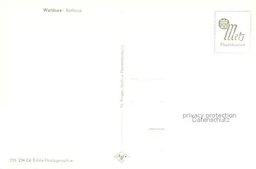 AK / Ansichtskarte Bad_Waldsee Rathaus Bad_Waldsee