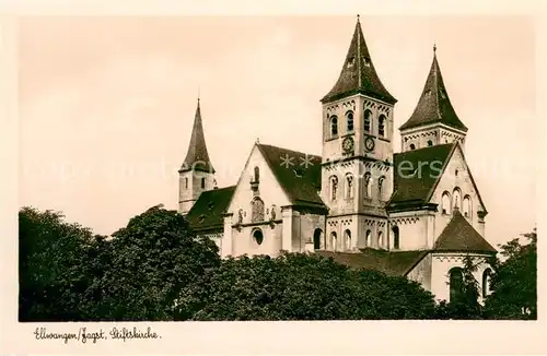 AK / Ansichtskarte Ellwangen_Jagst Stiftskirche Ellwangen_Jagst