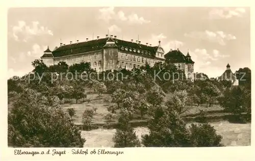 AK / Ansichtskarte Ellwangen_Jagst Schlo?  Ellwangen_Jagst