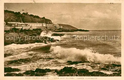 AK / Ansichtskarte Saint Brieuc Le Legue LAnse aux moines Maree montante 