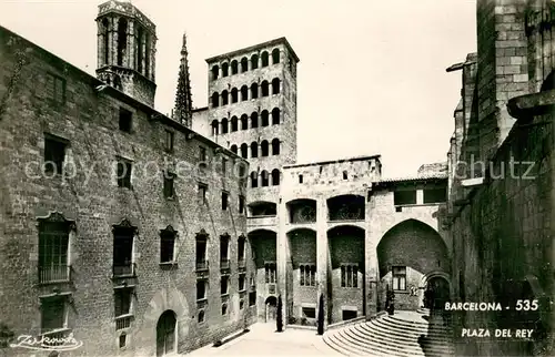 AK / Ansichtskarte Barcelona_Cataluna Plaza del Rey Barcelona Cataluna