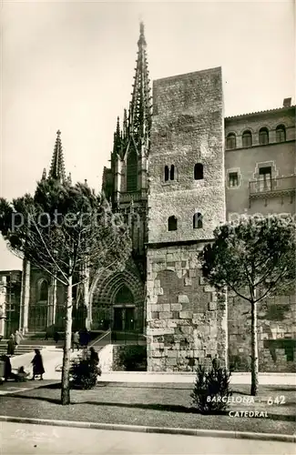 AK / Ansichtskarte Barcelona_Cataluna Catedral Barcelona Cataluna