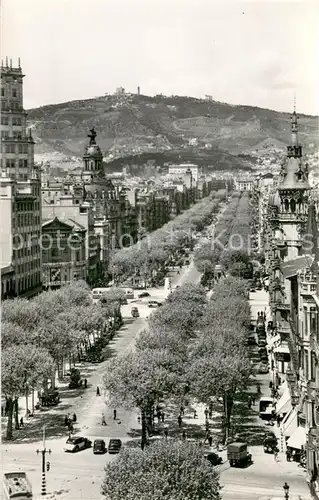 AK / Ansichtskarte Barcelona_Cataluna Paseo de Gracia Barcelona Cataluna
