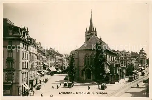 AK / Ansichtskarte Lausanne_VD Temple de St Francois Lausanne VD