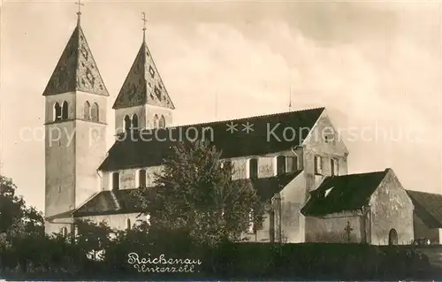 AK / Ansichtskarte Reichenau_Bodensee Kirche Unterzell Reichenau Bodensee