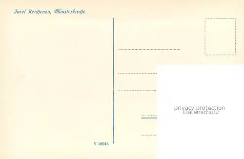 AK / Ansichtskarte Reichenau_Bodensee Muensterkirche Reichenau Bodensee