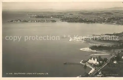 AK / Ansichtskarte Lindau_Bodensee Deutsches Bodensee Ufer Lindau Bodensee