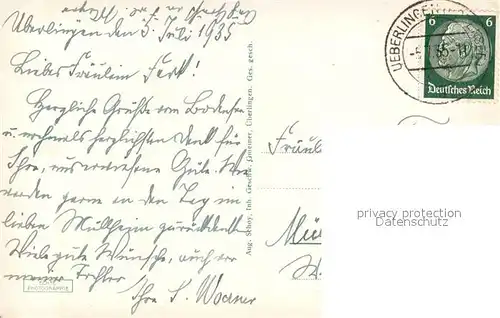 AK / Ansichtskarte ueberlingen_Bodensee Panorama ueberlingen Bodensee