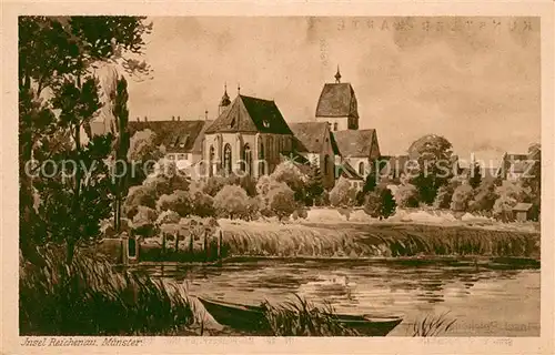 AK / Ansichtskarte Reichenau_Bodensee Muenster Reichenau Bodensee