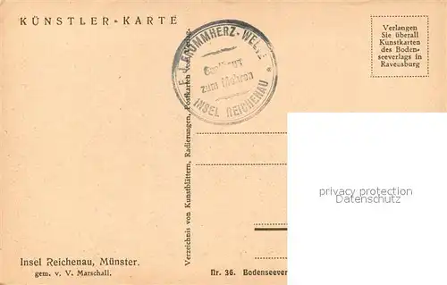 AK / Ansichtskarte Reichenau_Bodensee Muenster Reichenau Bodensee
