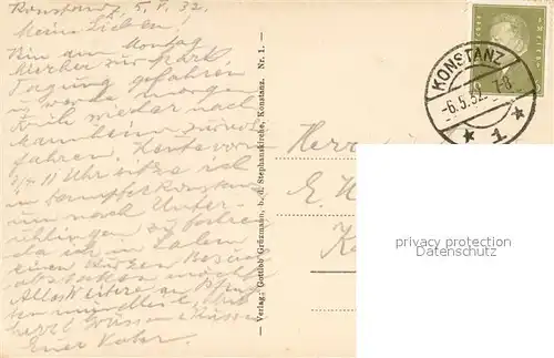 AK / Ansichtskarte Konstanz_Bodensee Hafenpartie Konstanz_Bodensee