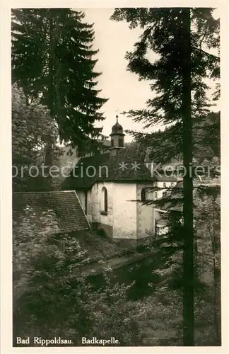 AK / Ansichtskarte Bad_Rippoldsau_Schwarzwald Badkapelle Bad_Rippoldsau