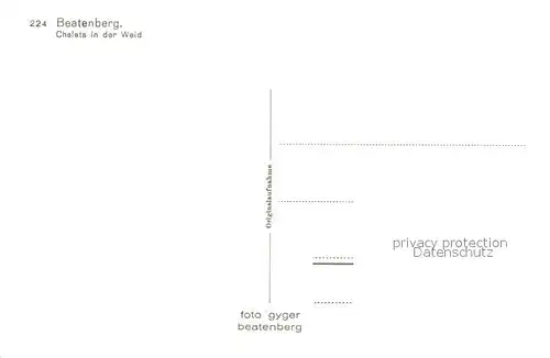 AK / Ansichtskarte Beatenberg Chalets in der Waid Beatenberg
