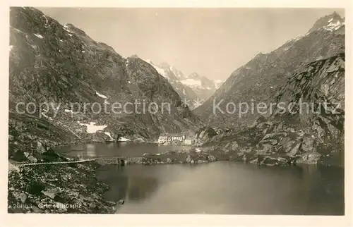 AK / Ansichtskarte Grimsel_Stausee Hospiz 