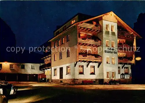 AK / Ansichtskarte Schoenau_Schwarzwald Berghotel Wiedener Eck Schoenau Schwarzwald