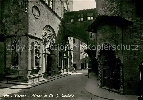 AK / Ansichtskarte Firenze_Florenz Chiesa di Or San Michele 