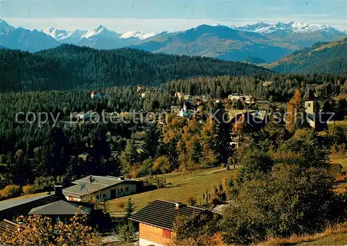 AK / Ansichtskarte Flims_GR Blick von Fidaz auf Flims Waldhaus mit Piz Terri Flims_GR