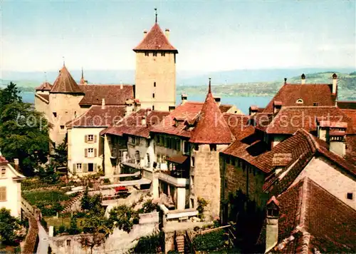 AK / Ansichtskarte Murten_Morat Schloss Murten Morat