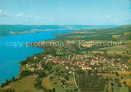 AK / Ansichtskarte Gaienhofen Bodensee Fliegeraufnahme Gaienhofen