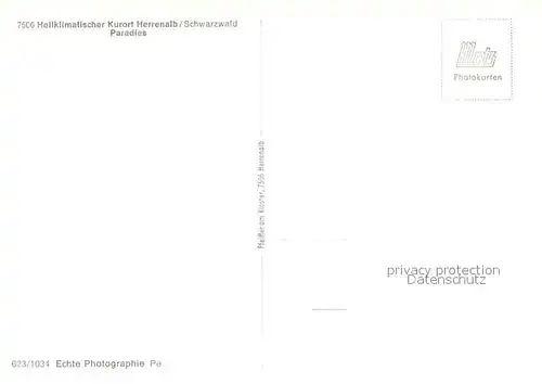 AK / Ansichtskarte Herrenalb_Schwarzwald Paradies 
