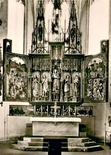 AK / Ansichtskarte Blaubeuren Kloster Hochaltar Blaubeuren