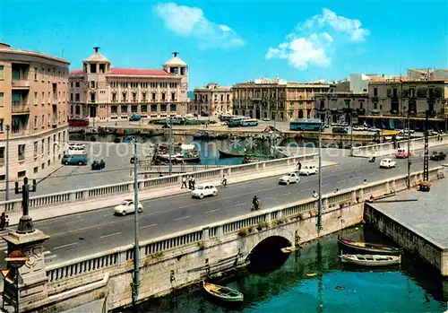 AK / Ansichtskarte Siracusa Ponte Umberto e Piazza delle Poste Siracusa