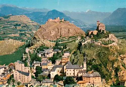 AK / Ansichtskarte Sion_VS Fliegeraufnahme Sion_VS