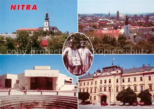 AK / Ansichtskarte Nitra Kirche Panorama Divadlo  Nitra