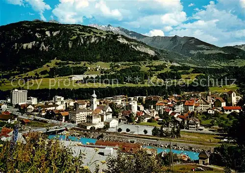 AK / Ansichtskarte Ilanz_GR Stadtansicht Ilanz_GR