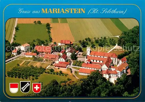 AK / Ansichtskarte Mariastein_SO Fliegeraufnahme Mariastein_SO