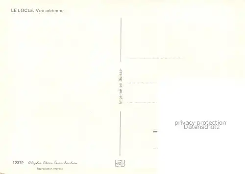 AK / Ansichtskarte Le_Locle Vue aerienne Le_Locle