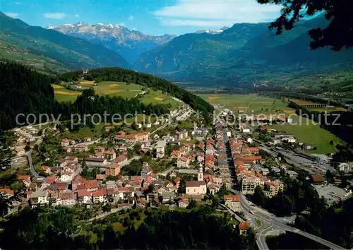 AK / Ansichtskarte Thusis Fliegeraufnahme mit Ringelspitz Thusis